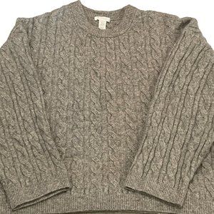 Gray Knitwear H&M Sweater